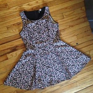 Floral Fit-N-Flare Dress