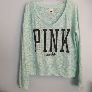 Pink VS V-Neck Sweater (very light material)