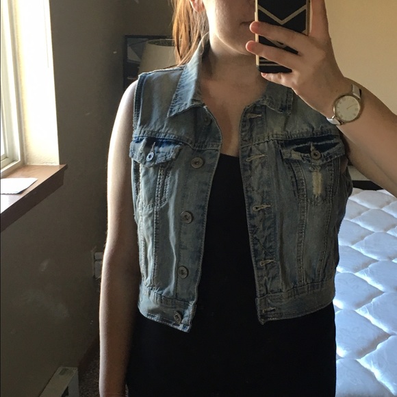 Denim vest