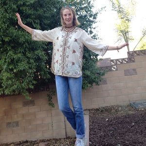Vintage 70s Flower Child Shirt