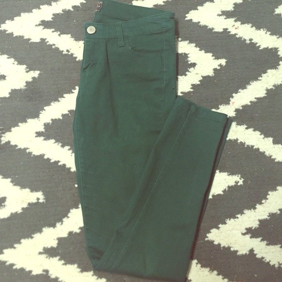 Green Skinny Jegging