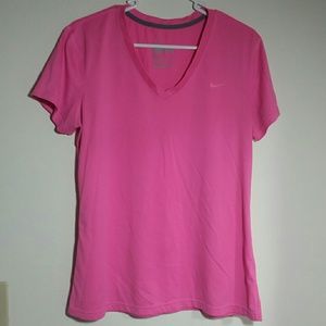 Pink Nike Dri-Fit Tee