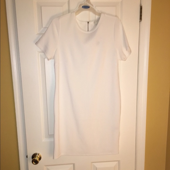 White body con dress