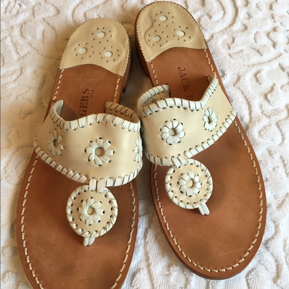 Jack Rogers Palm Beach Navajo Flat Sandal! Sz 9!