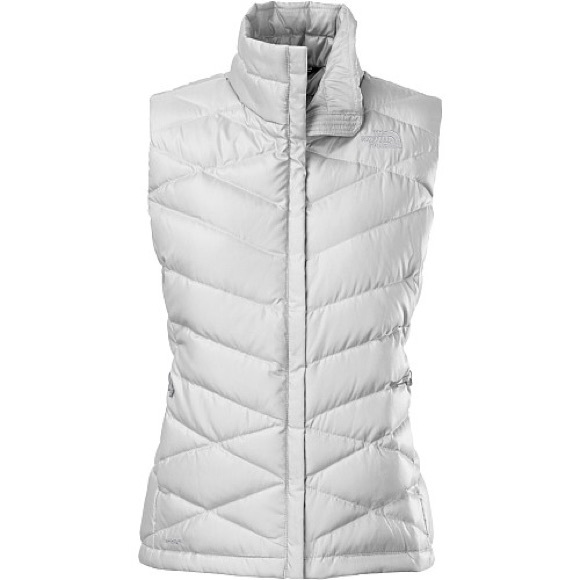 North Face Aconcagua women's down vest white