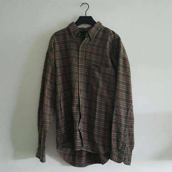 Vintage Green Flannel