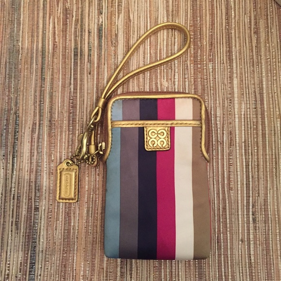 Coach phone wristlet