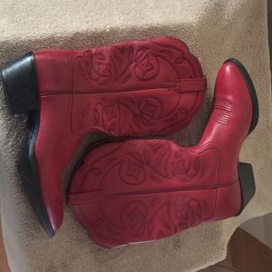 Red Cowboy Boots by Ariat
