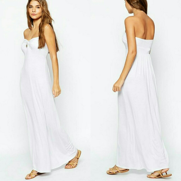 ASOS Dresses & Skirts - ASOS Twist Beach Bandeau Maxi Dress
