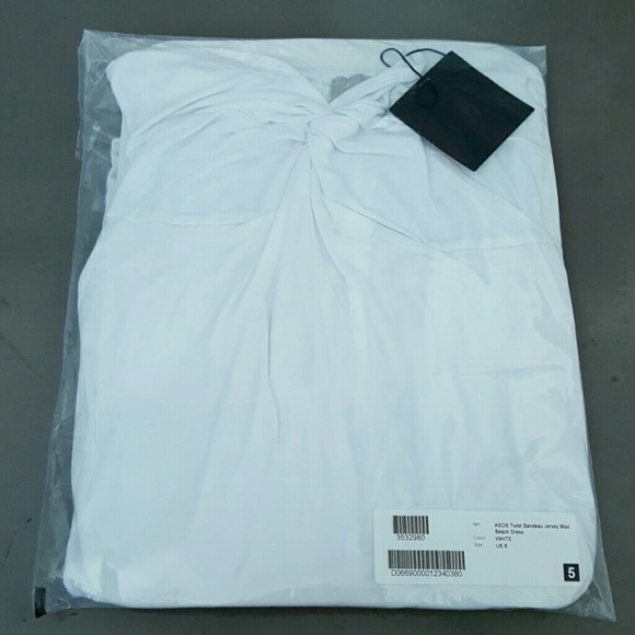 ASOS Twist Beach Bandeau Maxi Dress - Picture 3 of 4