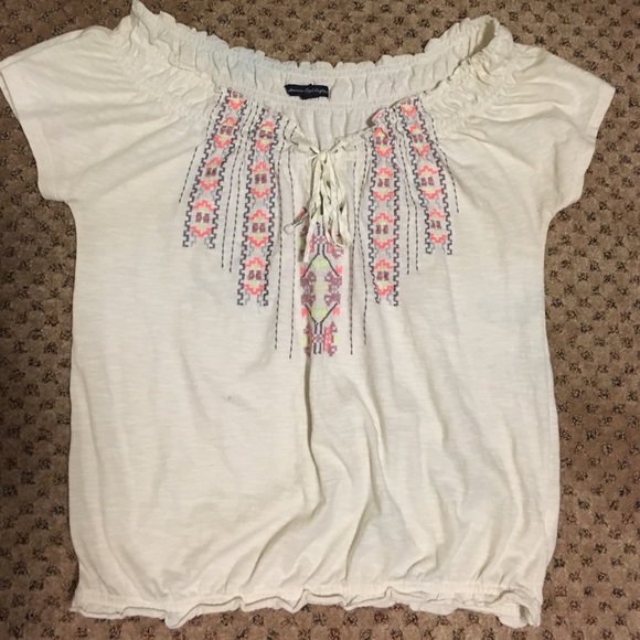 American Eagle peasant top, junior
