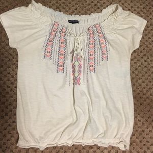 American Eagle peasant top, junior