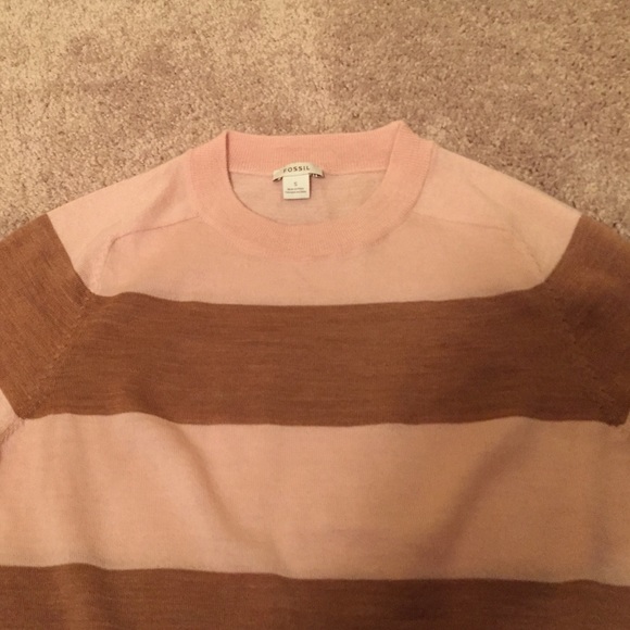 Fossil Striped Sweater Size Small - Picture 3 of 4