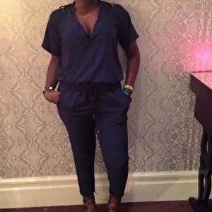 Navy jumpsuit