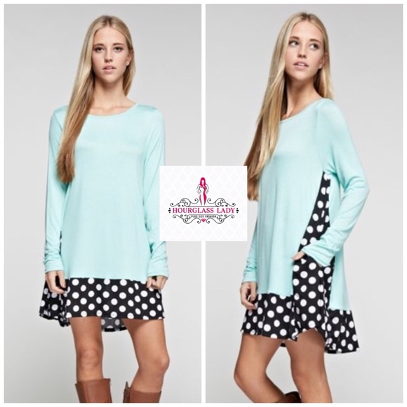 Hourglass Lady Dresses & Skirts - PLUS 💕 Layered Dots Dress