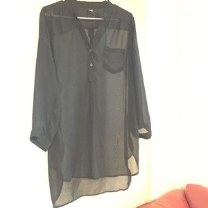 Black, sheer top💕