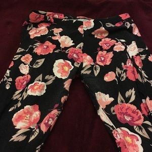 Floral leggings
