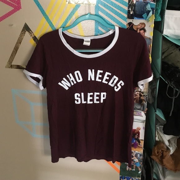 PINK Who Needs Sleep Tshirt