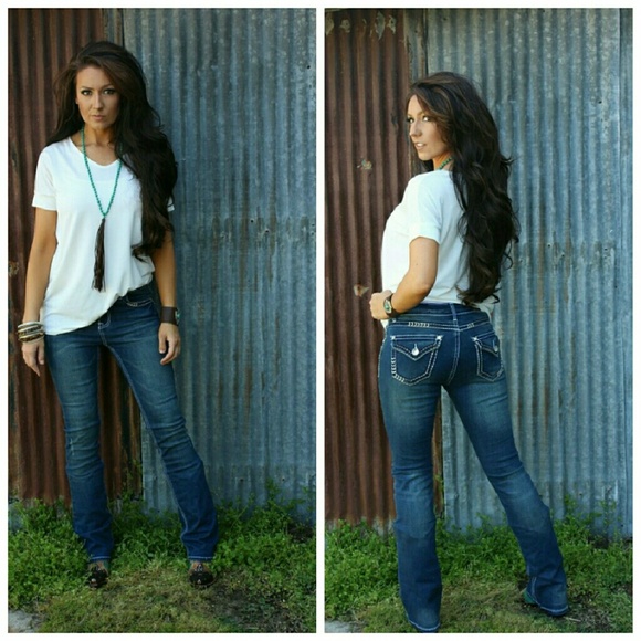 1 SIZE 6 LEFT LEXXI Denim Jeans - Picture 2 of 2