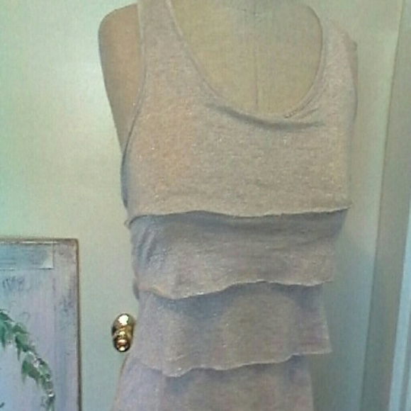 KENNETH COLE TIERED RUFFLE COTTON DRESS XS - Picture 2 of 4