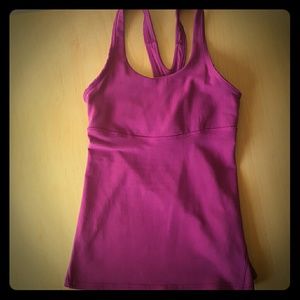 Authentic  Lululemon  built in sports bra tank.
