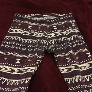 Tribal print leggings