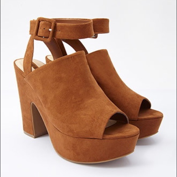 NEVER WORN Forever 21 Platform Heels Size 8