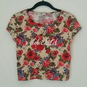 Floral Crop Top