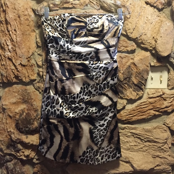 Leopard print dress.