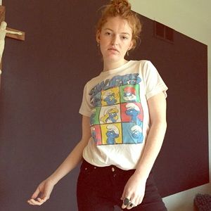 Vintage smurf tee