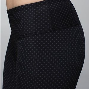 Lululemon Wunder Under Pant*Fullux Polka Dot Capri
