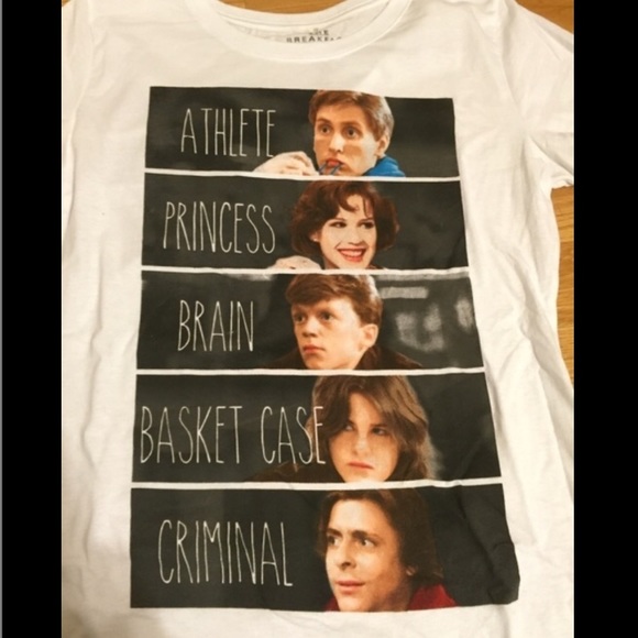 breakfast club tshirt