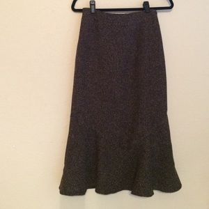 Tweed tulip skirt