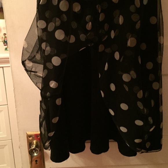 Vintage Look PolkaDot Prom Dress - Picture 4 of 4