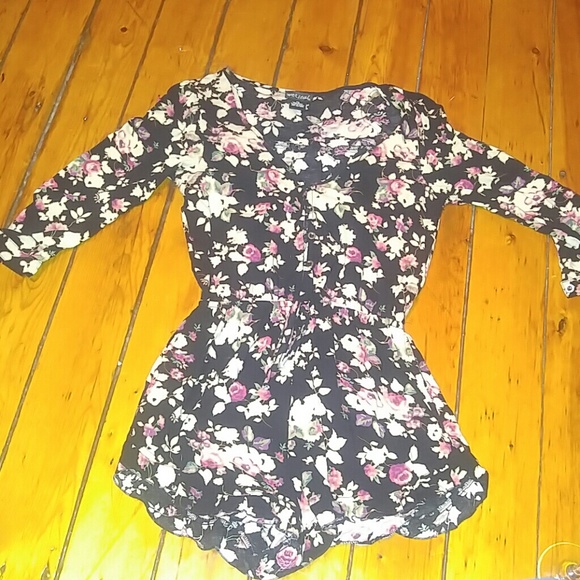 Wet seal short romper