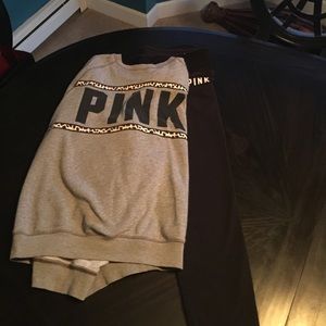 2 Pink by Vs sweater and leggings both size Large