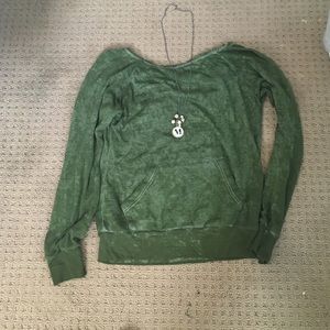 Green sweatshirt
