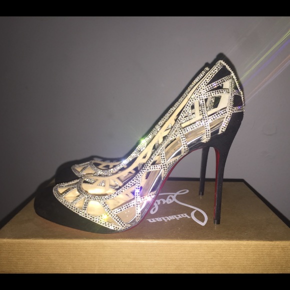 🚫SOLD🚫Christian Louboutin Cage Pierre Strass 100
