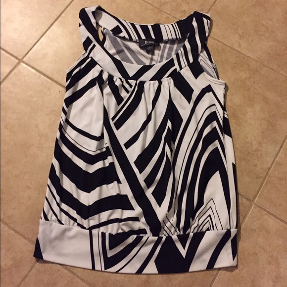 Black and white fancy tank