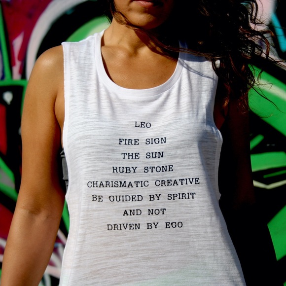 LEO ZODIAC MUSCLE TEE