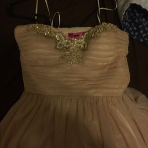 Very Pretty Pink-Gold Dress