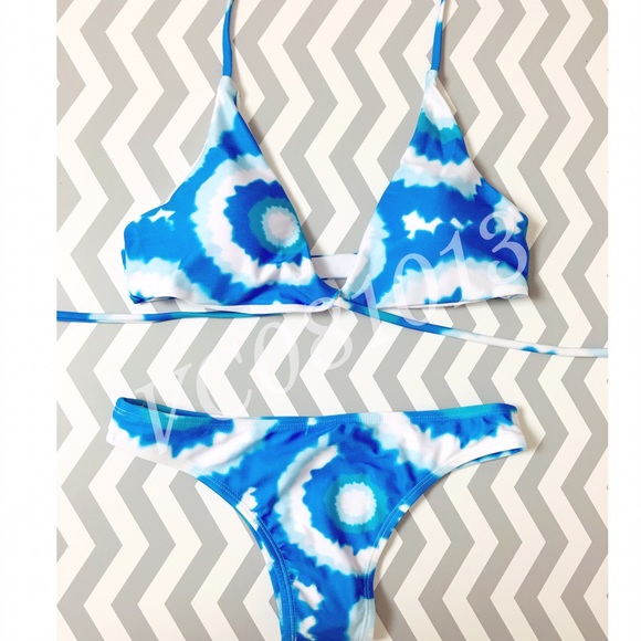 Other - NEW CHEEKY BLUE TIE DYE BIKINI SET SMALL