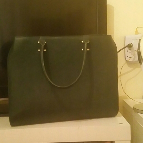 Hunter green city  bag
