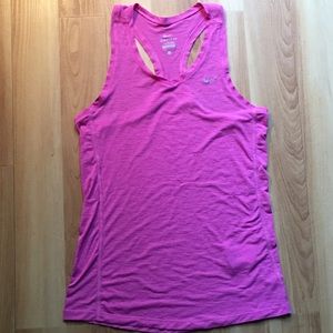 Nike Dri-Fit pink tank top size small!
