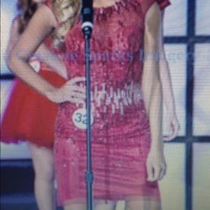 Red Sherri Hill Cocktail Dress