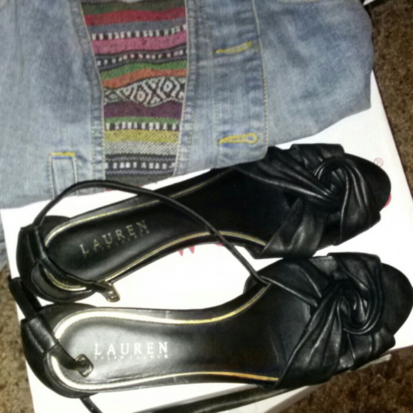 Ralph Lauren black sandals