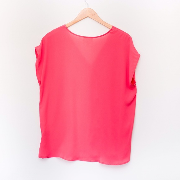 Coral Chiffon Top - Picture 2 of 2