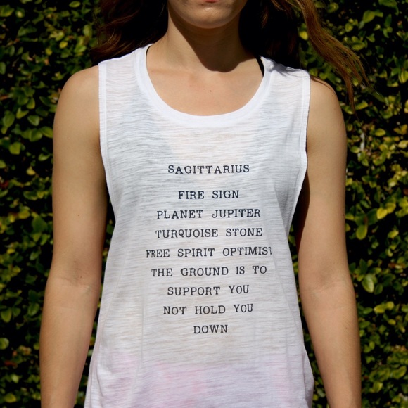 SAGITTARIUS ZODIAC MUSCLE TEE
