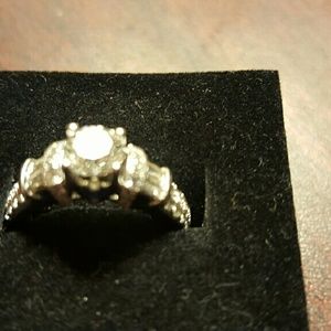 Vera Wang one and a half carat diamond ring