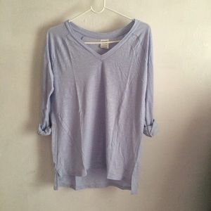 ❌SOLD❌VS PINK Small High Low Long Sleeve V Neck